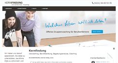 Desktop Screenshot of kernfindung.de